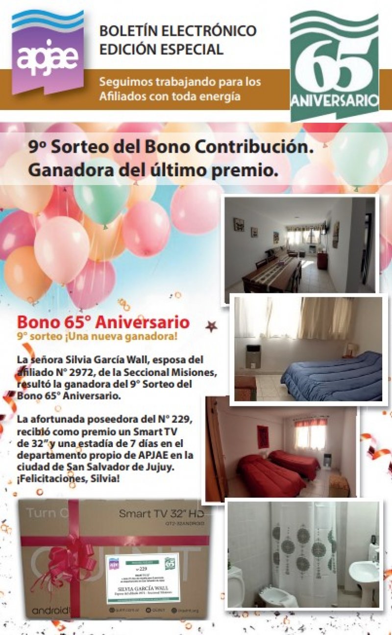 9° SORTEO DE BONO CONTRIBUCIÓN