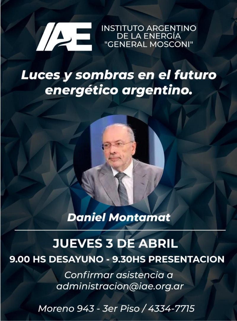 CHARLA ABIERTA: LUCES Y SOMBRAS EN EL FUTURO ENERGÉTICO ARGENTINO