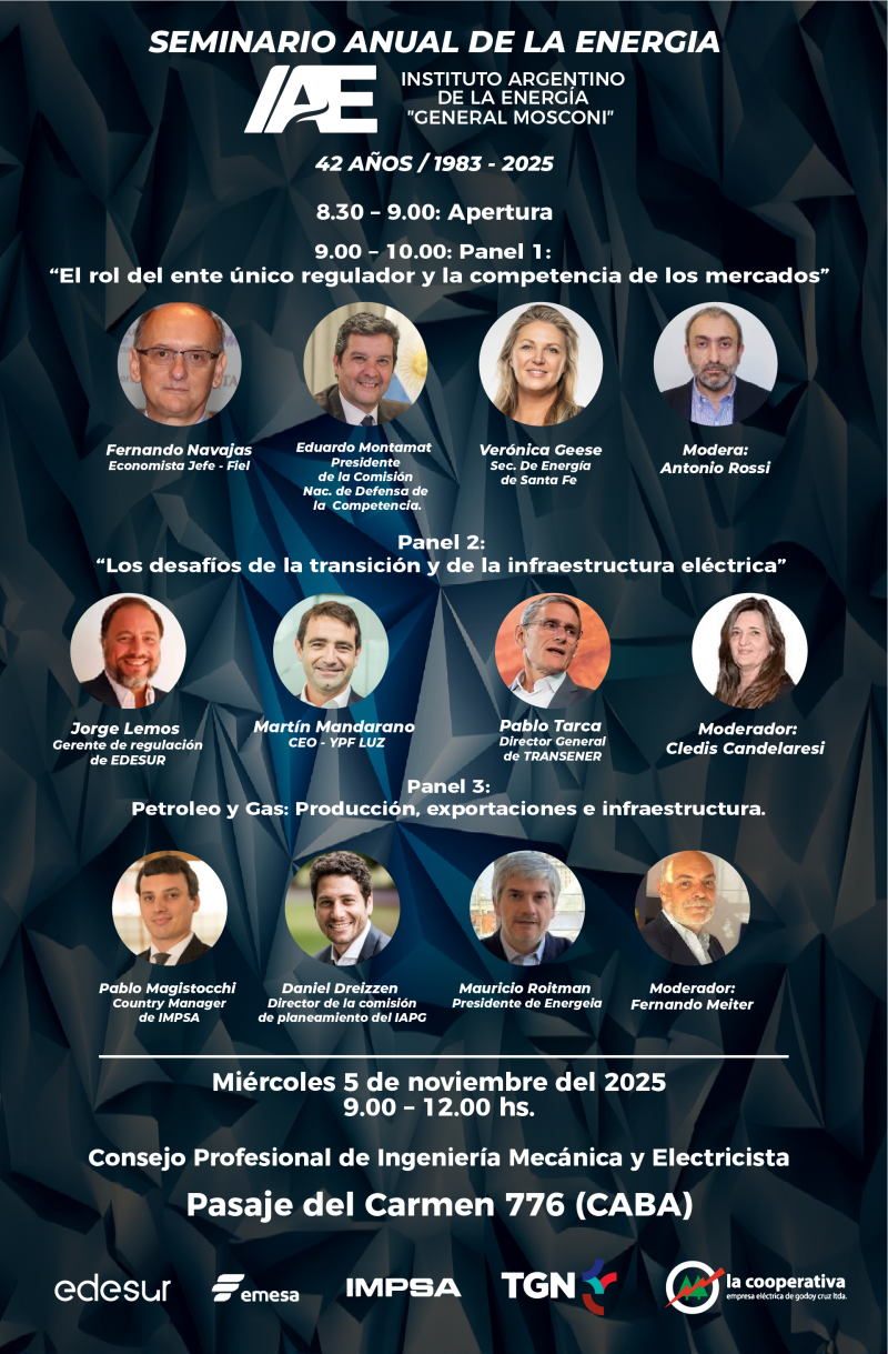 SEMINARIO ANUAL DE LA ENERGÍA